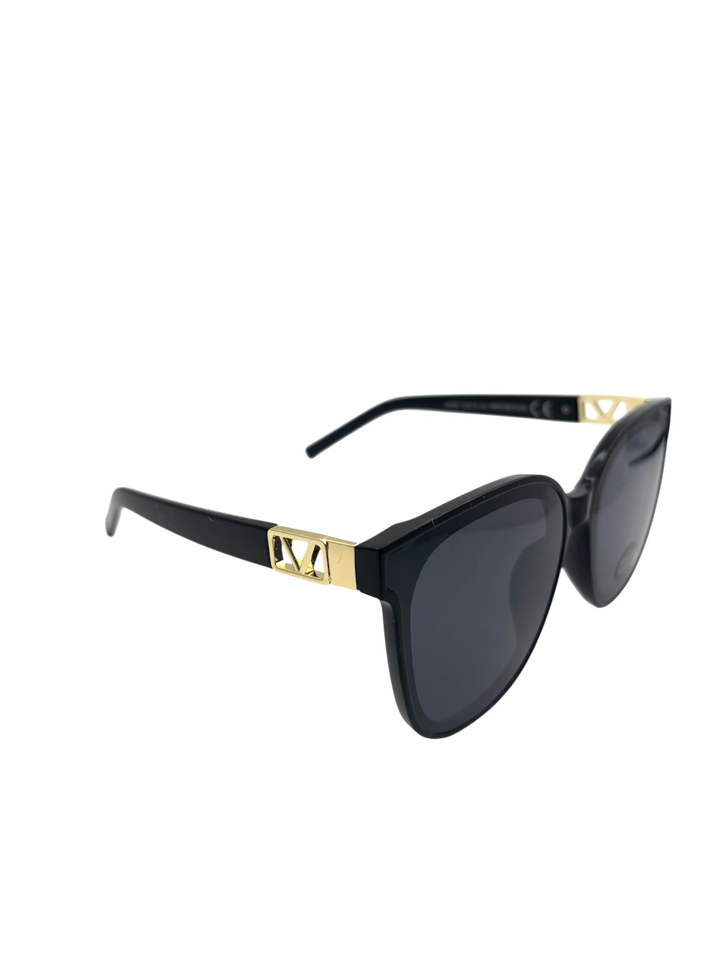 Klasyczne czarne okulary przeciwsłoneczne Glam