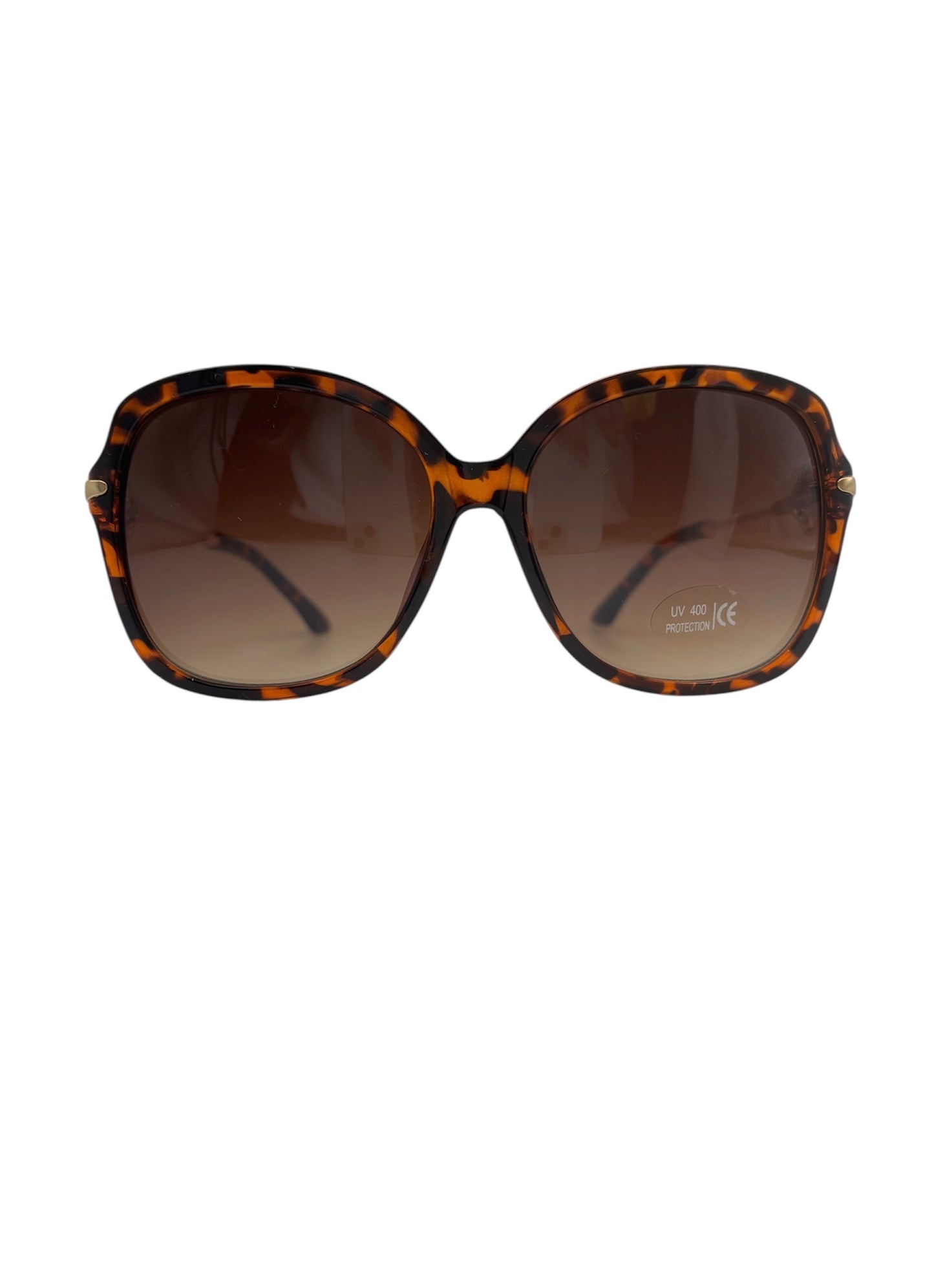 Golden Tortoise Oversized Sunglasses