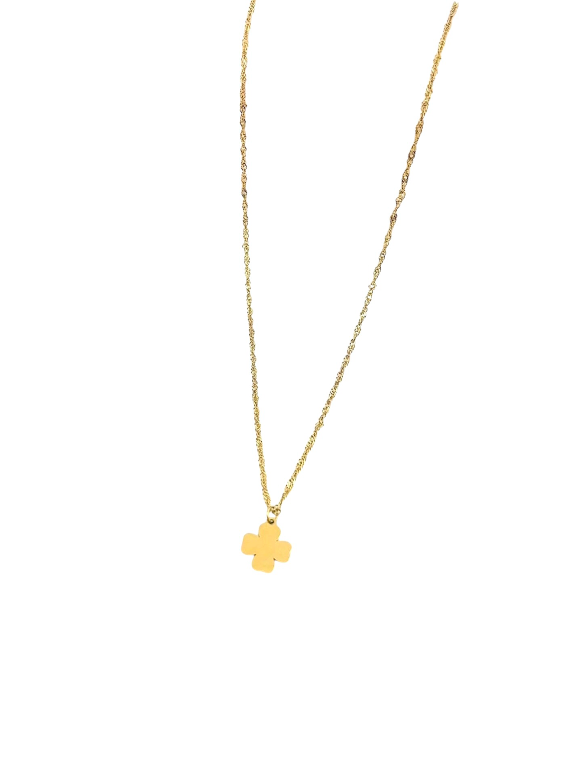 Clover Pendant Necklace – Stainless Steel