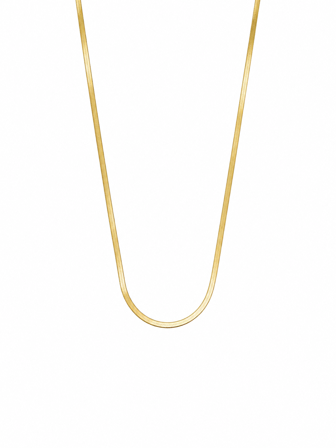 14K Gold Stainless Steel Snake Chain Necklace