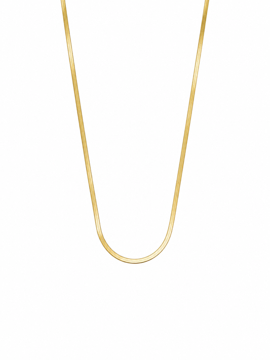 14K Gold Stainless Steel Snake Chain Necklace