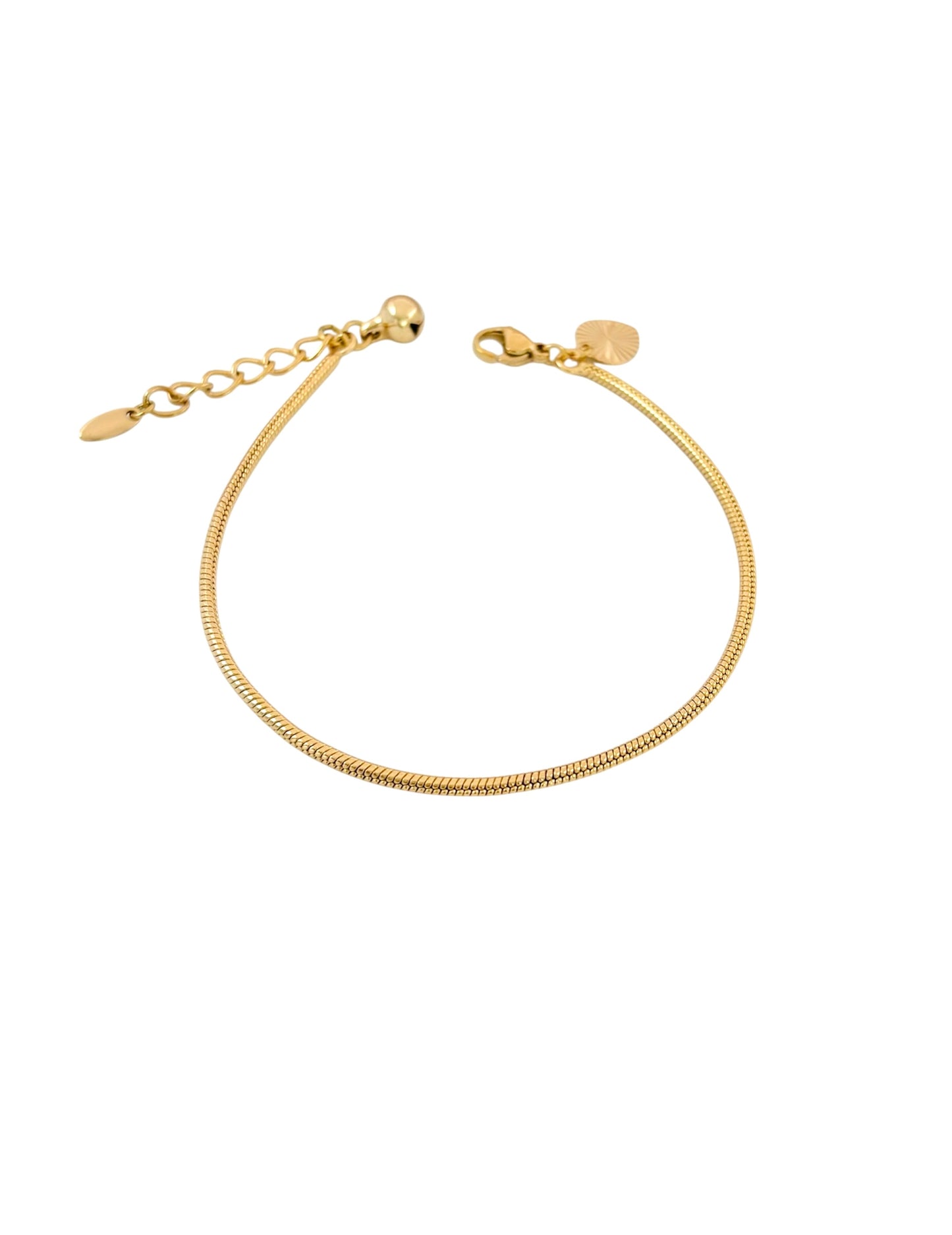 Gold Snake Bracelet – 18K Gold Plated Copper
