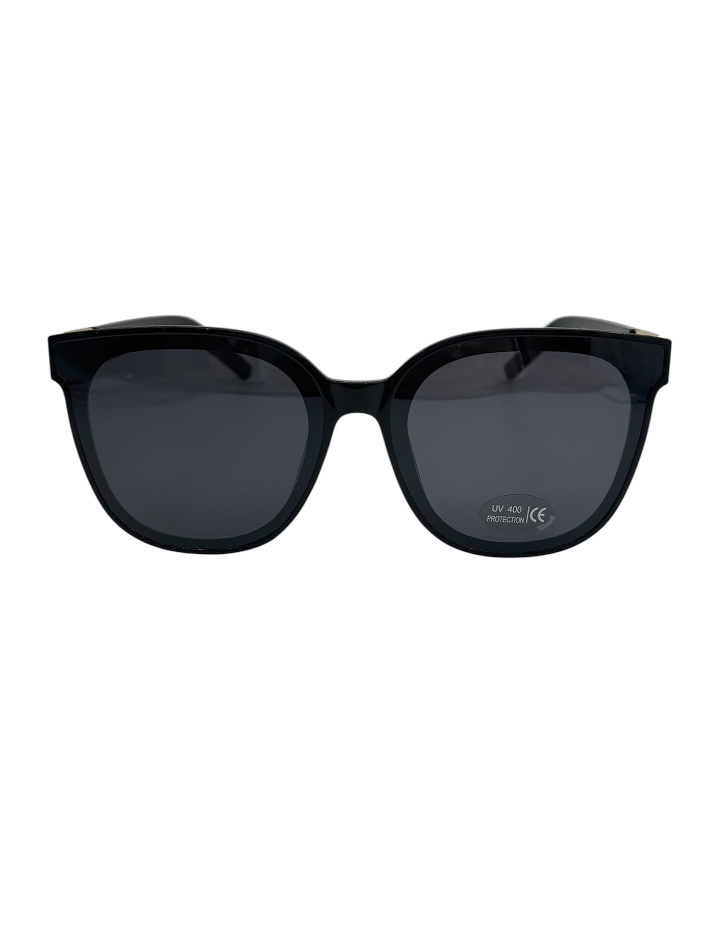 Klasyczne czarne okulary przeciwsłoneczne Glam