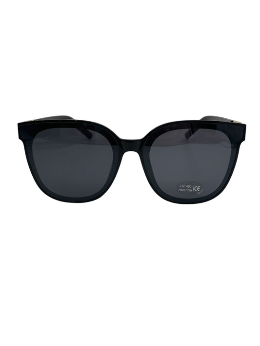 Klasyczne czarne okulary przeciwsłoneczne Glam