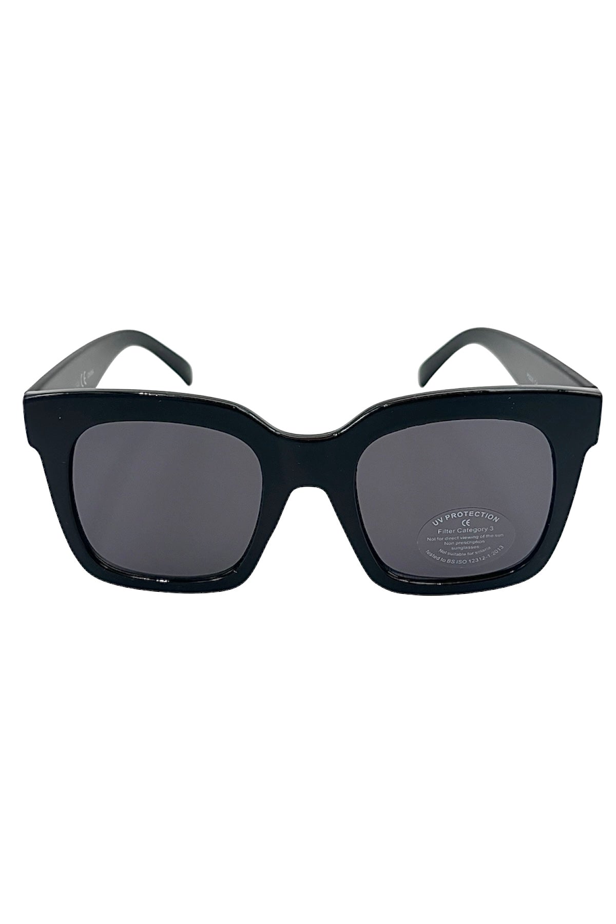 Classic Black Square Sunglasses