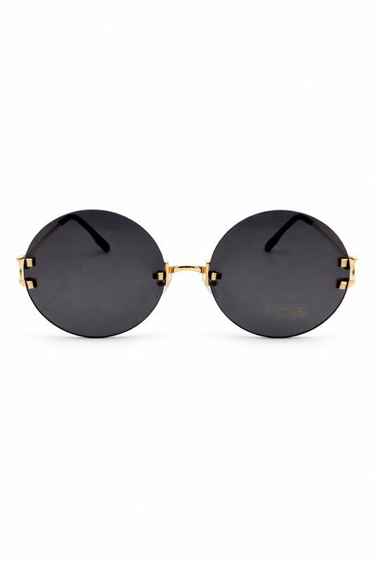 Luna Luxe Round Sunglasses