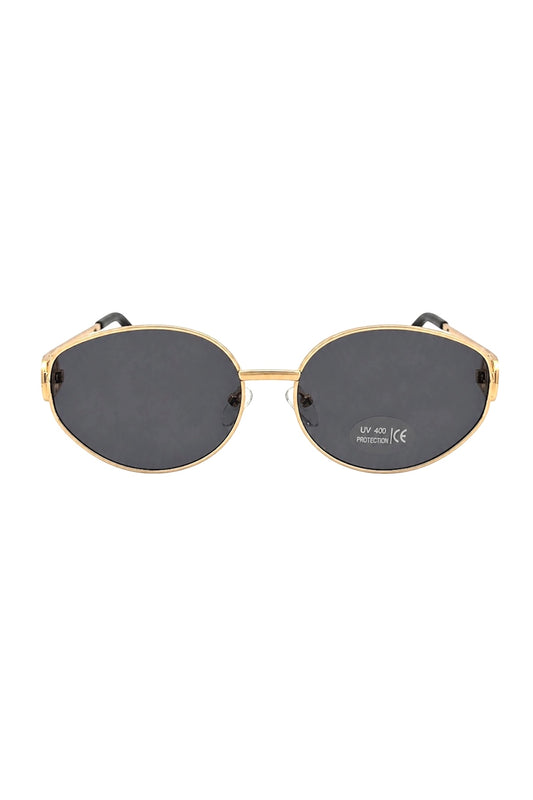 Midnight Oval Sunglasses