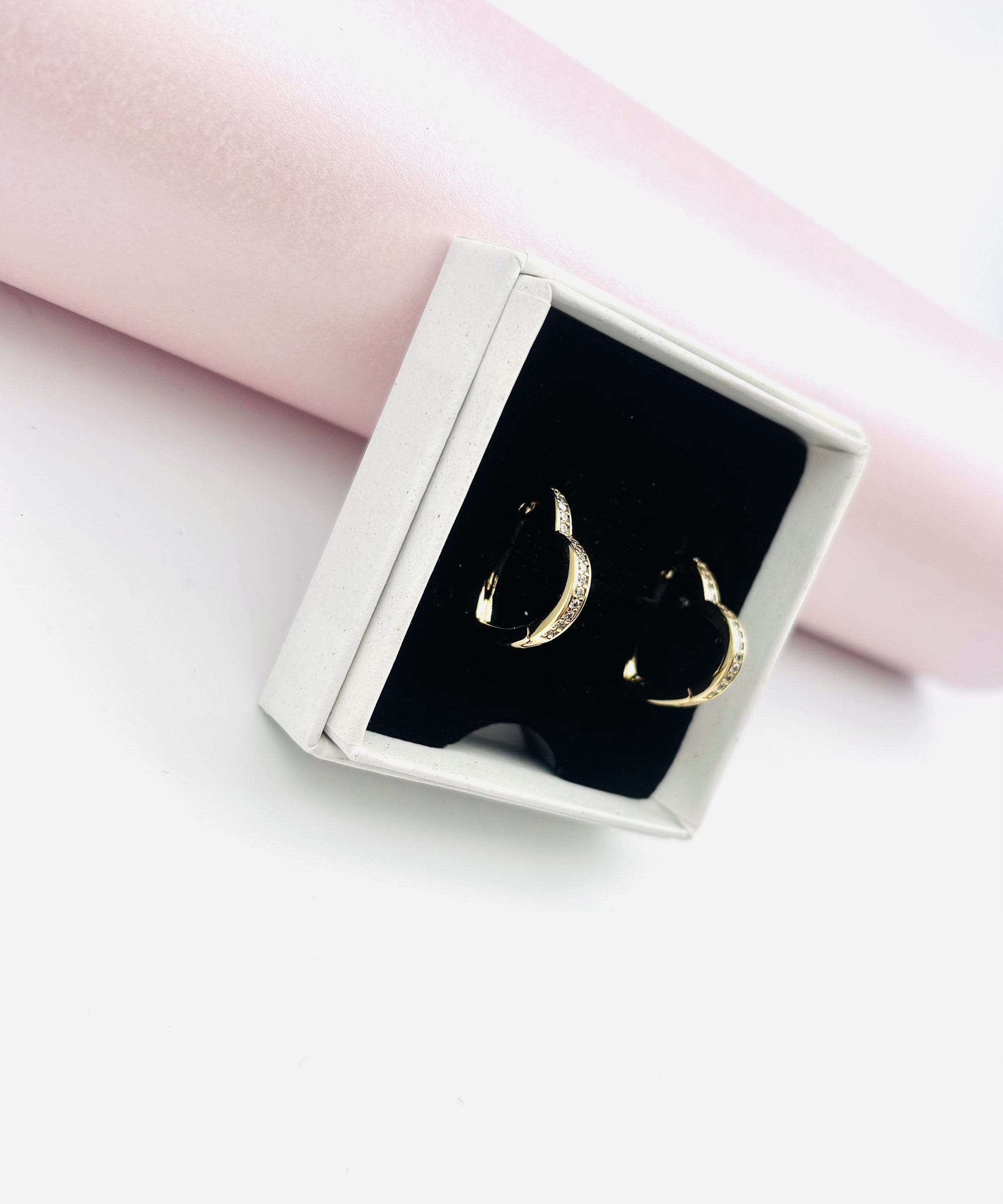 Small Heart Hoop Earrings